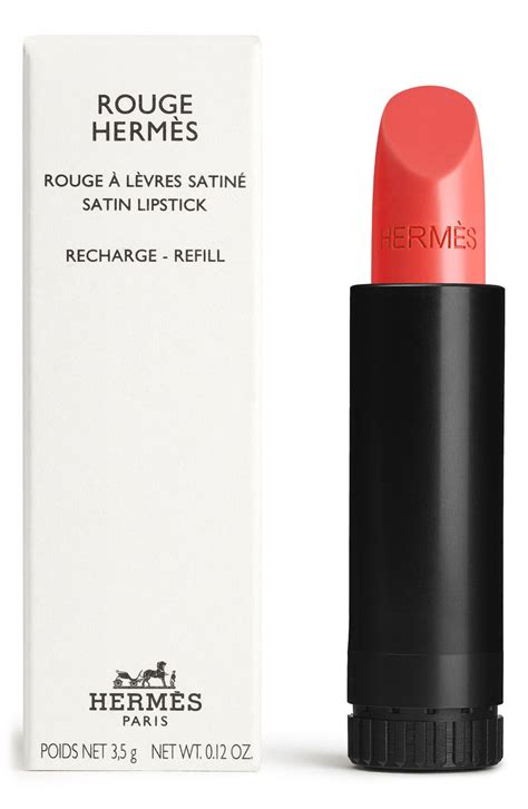 hermes corail flamingo|Rouge Hermes, Satin lipstick refill, Corail Flamingo.